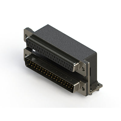 664-037-664-047 by EDAC Inc. - 664 SERIES RIGHT ANGLE DUAL D-SU
