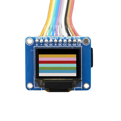 684 by Adafruit Industries LLC - BOARD OLED 16BIT 0.96"" MICRO SD