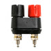 6884 by Pomona Electronics - CONNECTOR BIND POST DL FLUTD BLK/RED