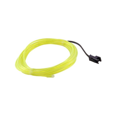 69-ELW2.3-YG by NTE Electronics, Inc - EL WIRE YELLOW GREEN 2.3M