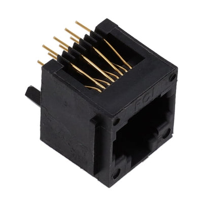 69255-004LF by Amphenol ICC (FCI) - CONNECTOR MOD JACK 8P8C VERT UNSHLD