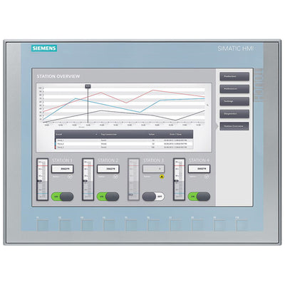 6AV21232MB030AX0 by Siemens - SIMATIC HMI KTP1200 BASIC, KEY T