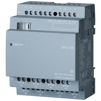 6ED10551FB100BA2 by Siemens - I/O MOD 8 DIG 8 RELAY 115-230V