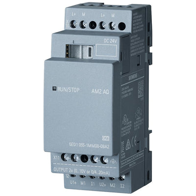 6ED10551MM000BA2 by Siemens - OUTPUT MODULE 2 ANALOG 24V