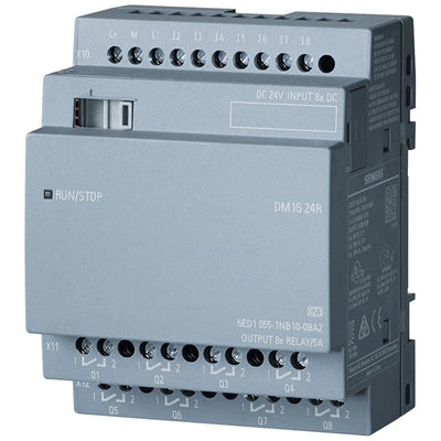 6ED10551NB100BA2 by Siemens - I/O MODULE 8 DIGITAL 8 RELAY 24V