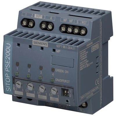 6EP19612BA31 by Siemens - DC/DC DIN RAIL SUPPLY QUAD 24V