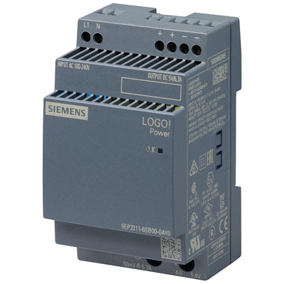 6EP33116SB000AY0 by Siemens - AC/DC DIN RAIL SUPPLY 5V 32W