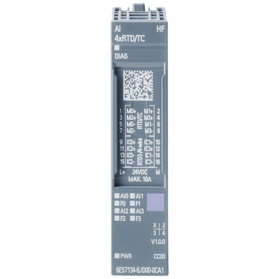 6ES71346JD002CA1 by Siemens - ET 200SP. AI 4XRTD/TC 2-/3-/4-WI