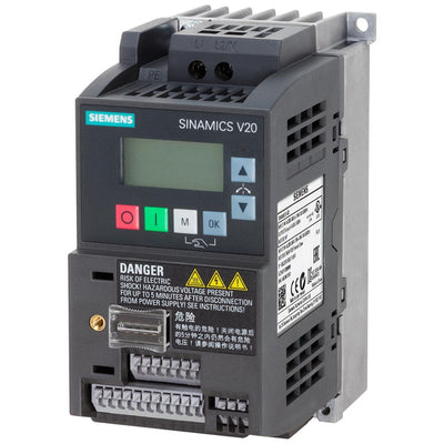 6SL32105BB155UV1 by Siemens - SINAMICS V20. 1AC230V 0.55KW UNF