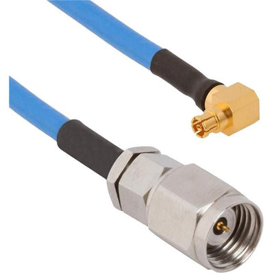7016-0066 by Amphenol SV Microwave - CABLE ASSY SMPM-2.4MM JACK-PLUG 6