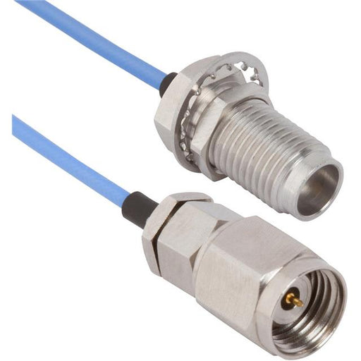 7016-0128 by Amphenol SV Microwave - 2.4MM FEMALE BULKHEAD TO 2.4MM M