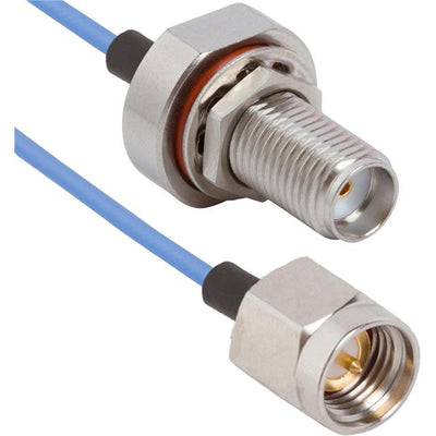 7029-3540 by Amphenol SV Microwave - SMA FEMALE BULKHEAD TO SMA MALE