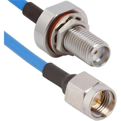 7029-3541 by Amphenol SV Microwave - SMA FEMALE BULKHEAD TO SMA MALE