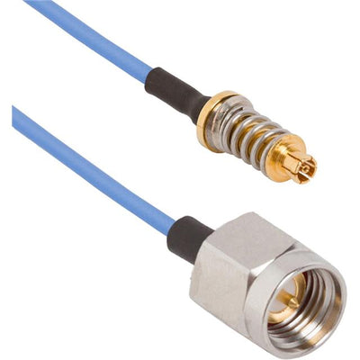 7032-6728-060 by Amphenol SV Microwave - CABLE ASSY SMA-SMPM JACK-PLUG 6