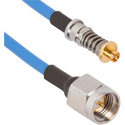 7032-7434-120 by Amphenol SV Microwave - SMPM VITA 67.3 TO SMA MALE CABLE