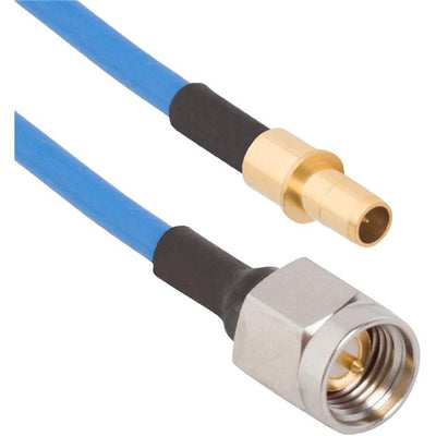 7093-0184 by Amphenol SV Microwave - CABLE ASSY BMA-SMA PLUG-PLUG 12