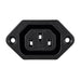 710W-00/03 by Qualtek - PWR ENT RCPT IEC320-2-2F PNL QC