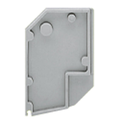 711-111 by WAGO Corporation - END PLATE; GRAY