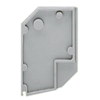 711-111 by WAGO Corporation - END PLATE; GRAY