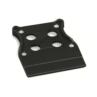 713-129 by WAGO Corporation - STRAIN RELIEF PLATE; BLACK