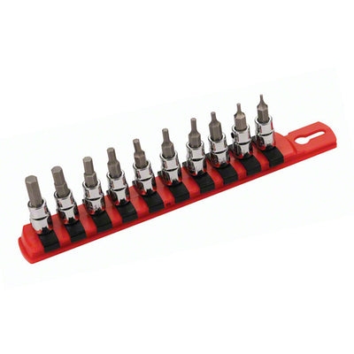 71391 by Wiha - SOCKET SET HEX 1/4"" 10PC