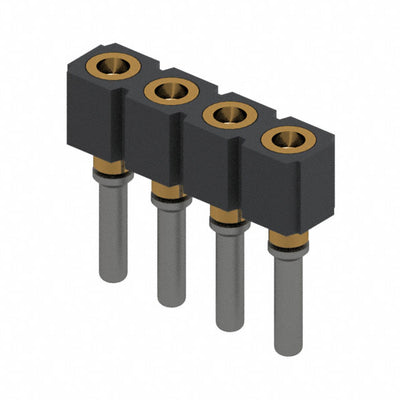 714-43-104-31-018000 by Mill-Max Manufacturing Corp. - CONNECTOR SOCKET SIP 4POS GOLD