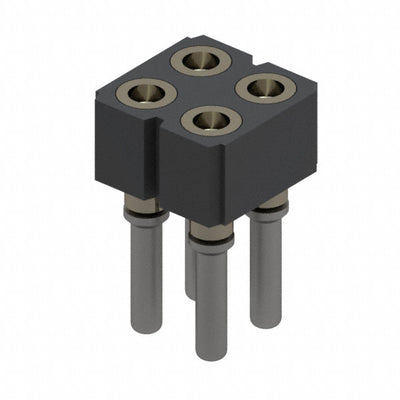 714-43-204-31-018000 by Mill-Max Manufacturing Corp. - CONNECTOR IC DIP SOCKET 4POS GOLD