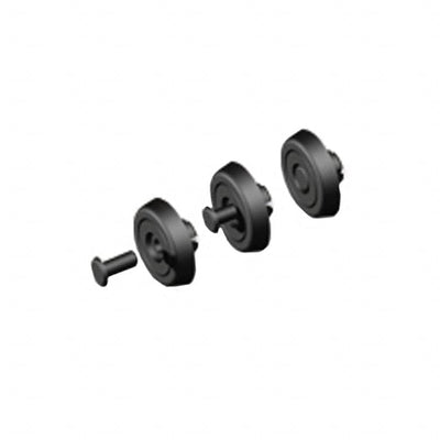 717 by Keystone Electronics - FOOT CYLINDRICAL 0.98"" DIA BLACK