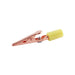 72-150-4 by NTE Electronics, Inc - ALLIGATOR CLIP COPPER W/YEL INSU