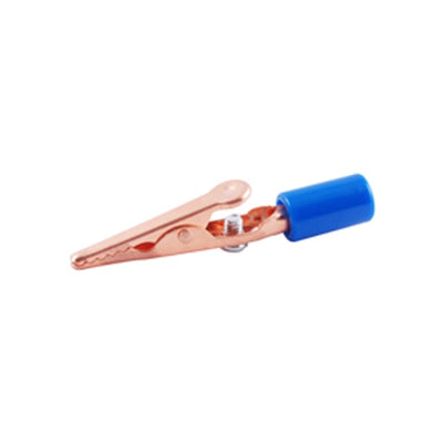 72-150-6 by NTE Electronics, Inc - ALLIGATOR CLIP COPPER W/BLUE INS