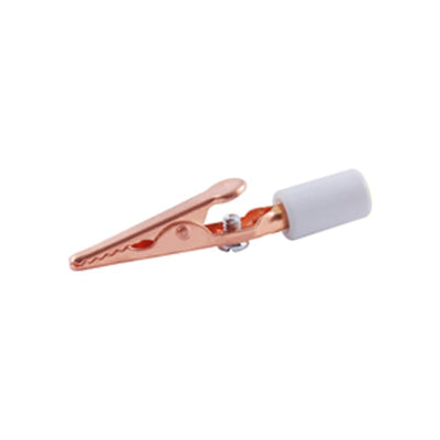 72-150-9 by NTE Electronics, Inc - ALLIGATOR CLIP COPPER W/WHITE IN
