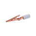 72-150-9 by NTE Electronics, Inc - ALLIGATOR CLIP COPPER W/WHITE IN