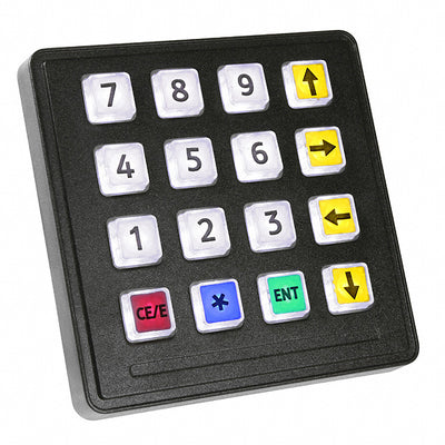 7207-161W203 by Storm Interface - SWITCH KEYPAD 16 KEY 0.05A 24V