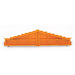 727-166 by WAGO Corporation - 8-LEVEL END PLATE; MARKING: H-G-