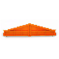 727-113 by WAGO Corporation - 8-LEVEL END PLATE; PLAIN; 7.62 M