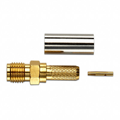 72953 by Pomona Electronics - CONNECTOR SMA JACK STR 50 OHM CRIMP