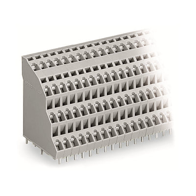 738-208 by WAGO Corporation - QUADRUPLE-DECK PCB TERMINAL BLOC