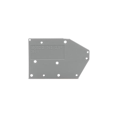742-800 by WAGO Corporation - END PLATE; SNAP-FIT TYPE; 1.5 MM