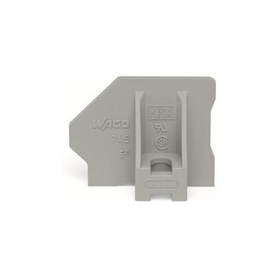 745-345 by WAGO Corporation - END PLATE; WITH FLANGE; GRAY
