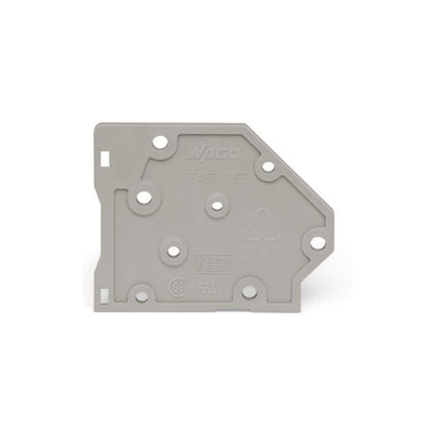 745-500 by WAGO Corporation - END PLATE; GRAY