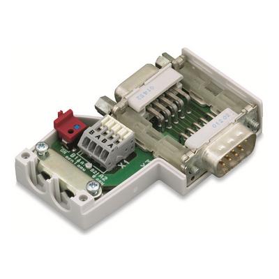 750-970 by WAGO Corporation - CONNECTOR D-SUB PLUG 9POS TERM BLK
