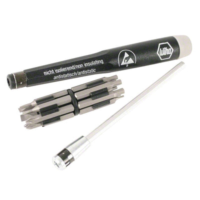 75095 by Wiha - BIT SET ASSORTED W/HANDLE 16PC