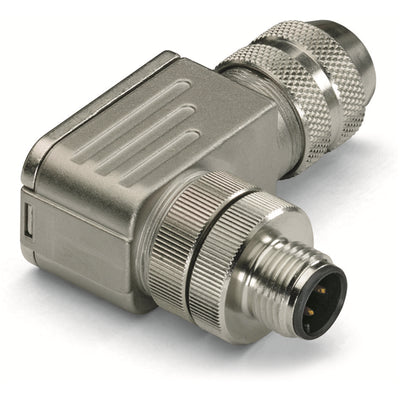 756-9501/040-000 by WAGO Corporation - M12 PLUG; D-CODED; ANGLED; CONFI