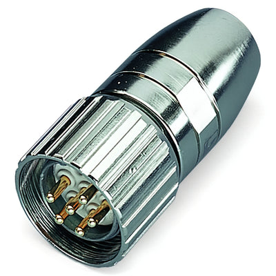 756-9601/060-000 by WAGO Corporation - M23 PLUG, STRAIGHT; CONFIGURABLE