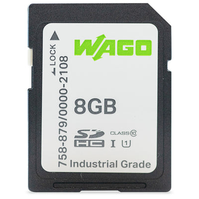758-879/000-2108 by WAGO Corporation - MEMORY CARD SD PSLC-NAND 8GB, 1