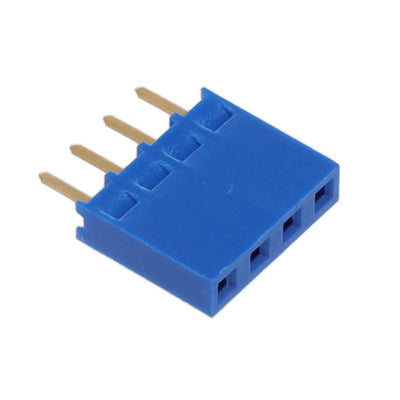 76308-104LF by Amphenol ICC (FCI) - CONNECTOR RECPT 4POS 0.1 GOLD PCB