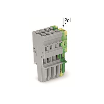 769-105/000-036 by WAGO Corporation - 1-CONDUCTOR FEMALE PLUG; 4 MM; 5