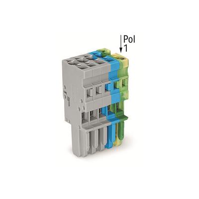 769-105/000-048 by WAGO Corporation - 1-CONDUCTOR FEMALE PLUG; 4 MM; 5