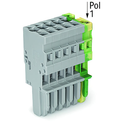 769-106/000-036 by WAGO Corporation - 1-CONDUCTOR FEMALE PLUG; 4 MM; 6