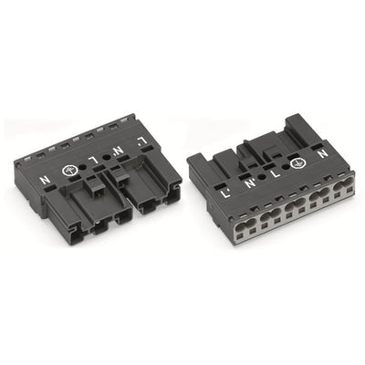770-1175 by WAGO Corporation - PLUG 5-POLE, DARK GRAY